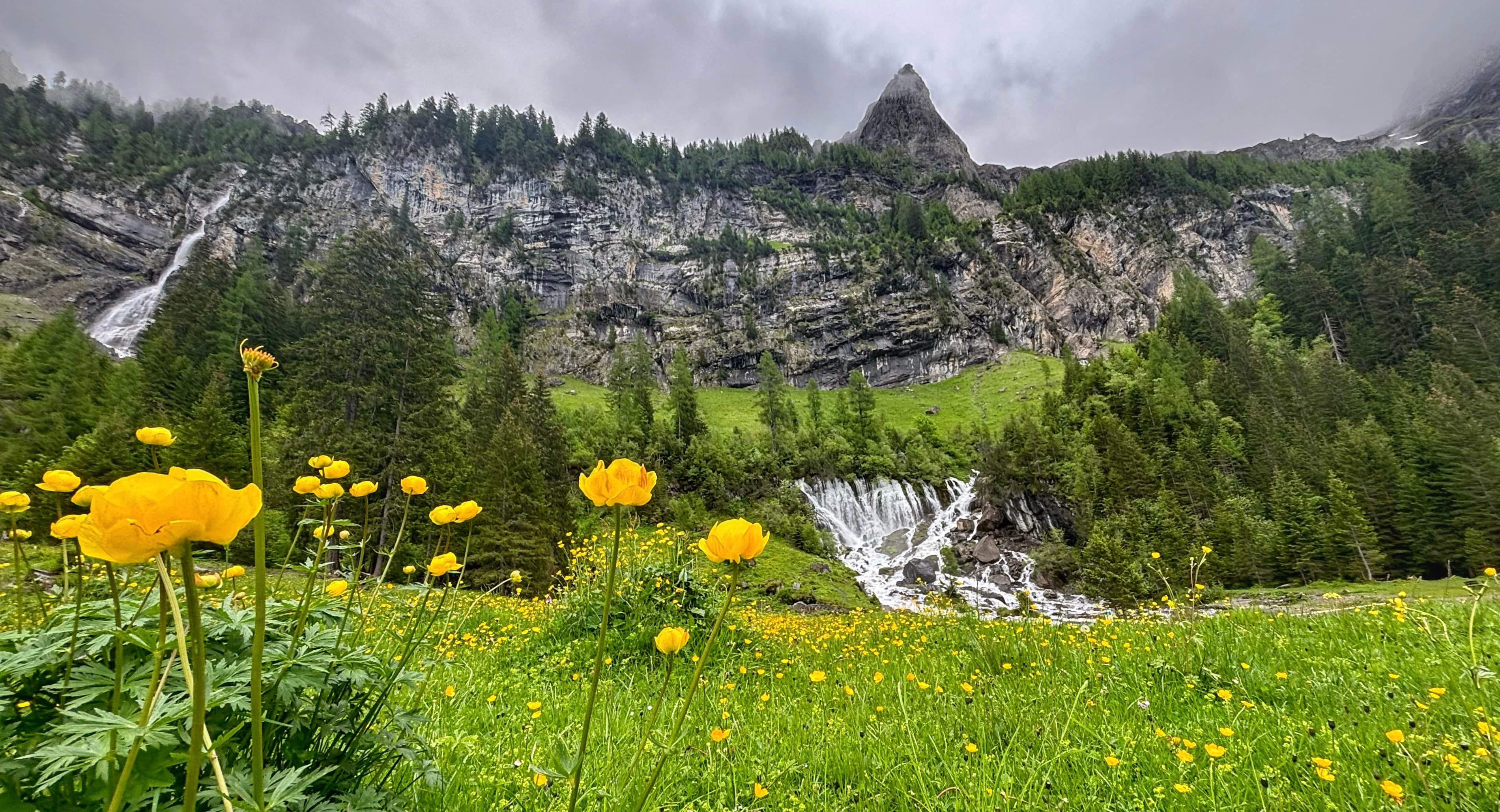 Rivières et cascades de la Lenk